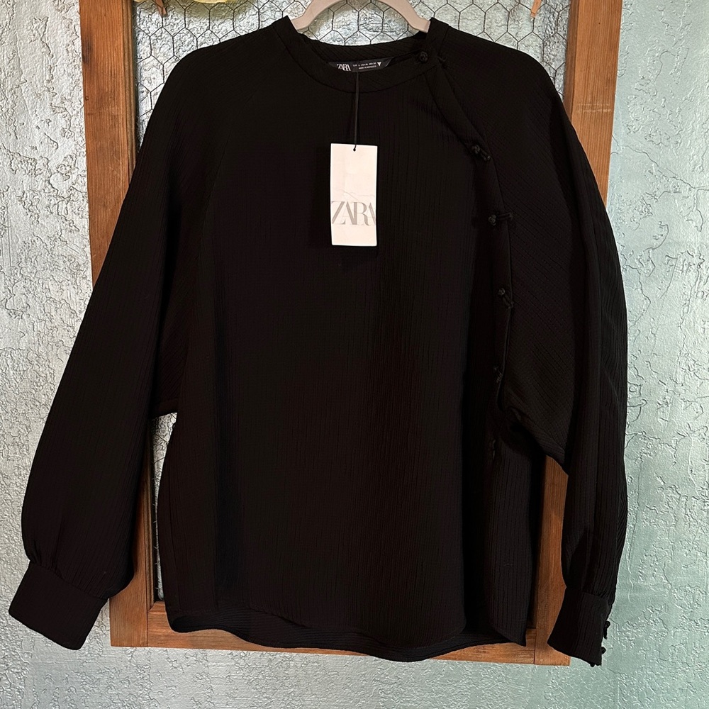 Zara Black Blouse